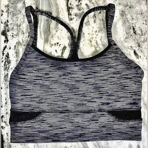 Athleta Women’s Barre Up Bralette Unpadded Sports Bra Size XXS. Gray. EUC